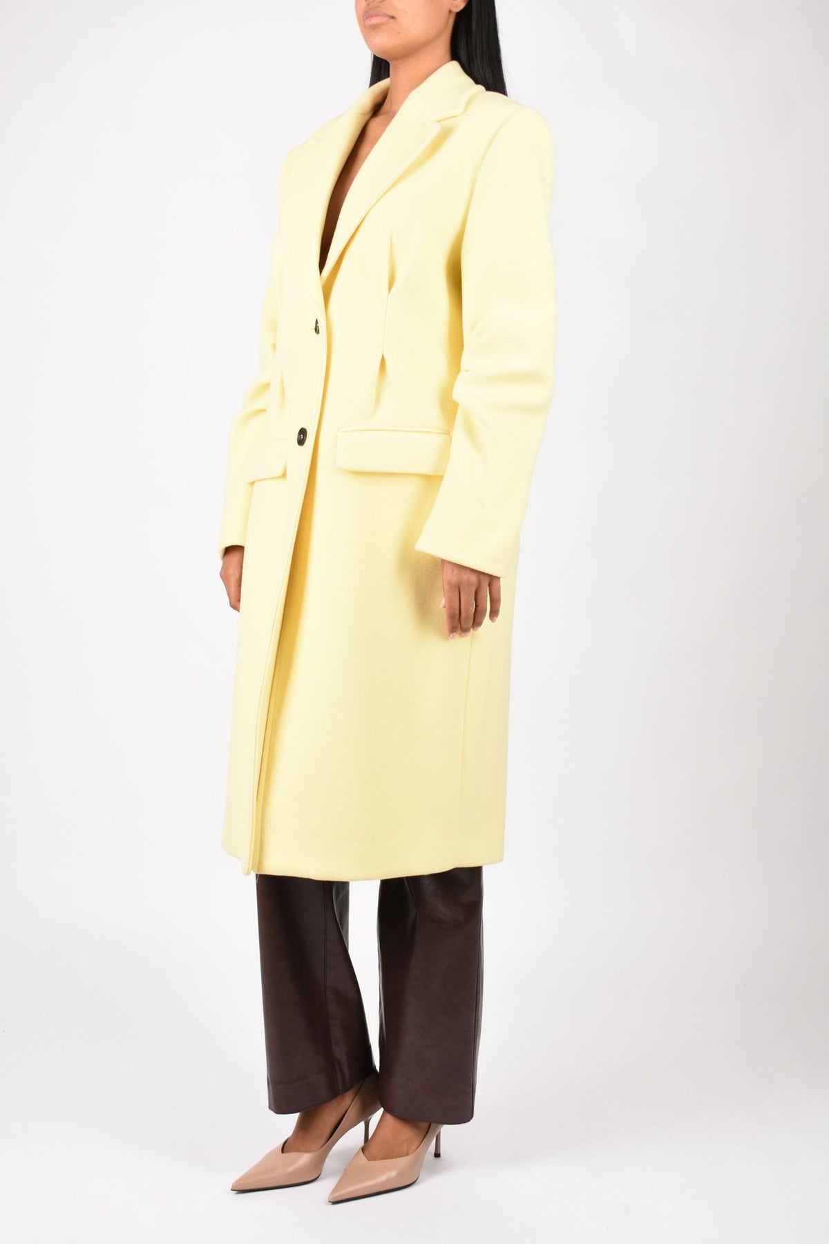 Cappotto monopetto in misto lana 4141MDC03Y267602