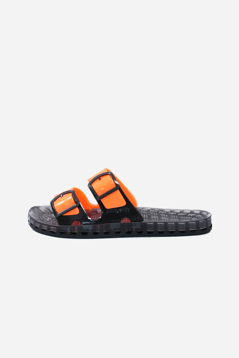 SENSES La jolla black fluo slipper