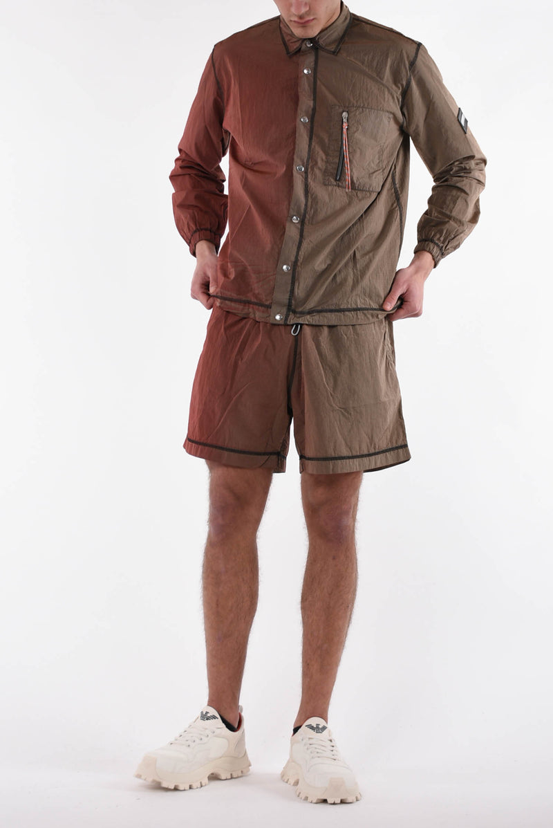 ARIES Overshirt spruzzo in nylon