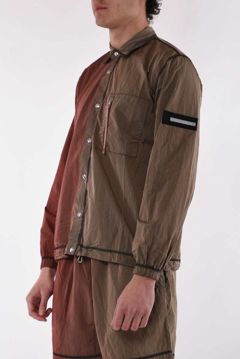 ARIES Overshirt spruzzo in nylon