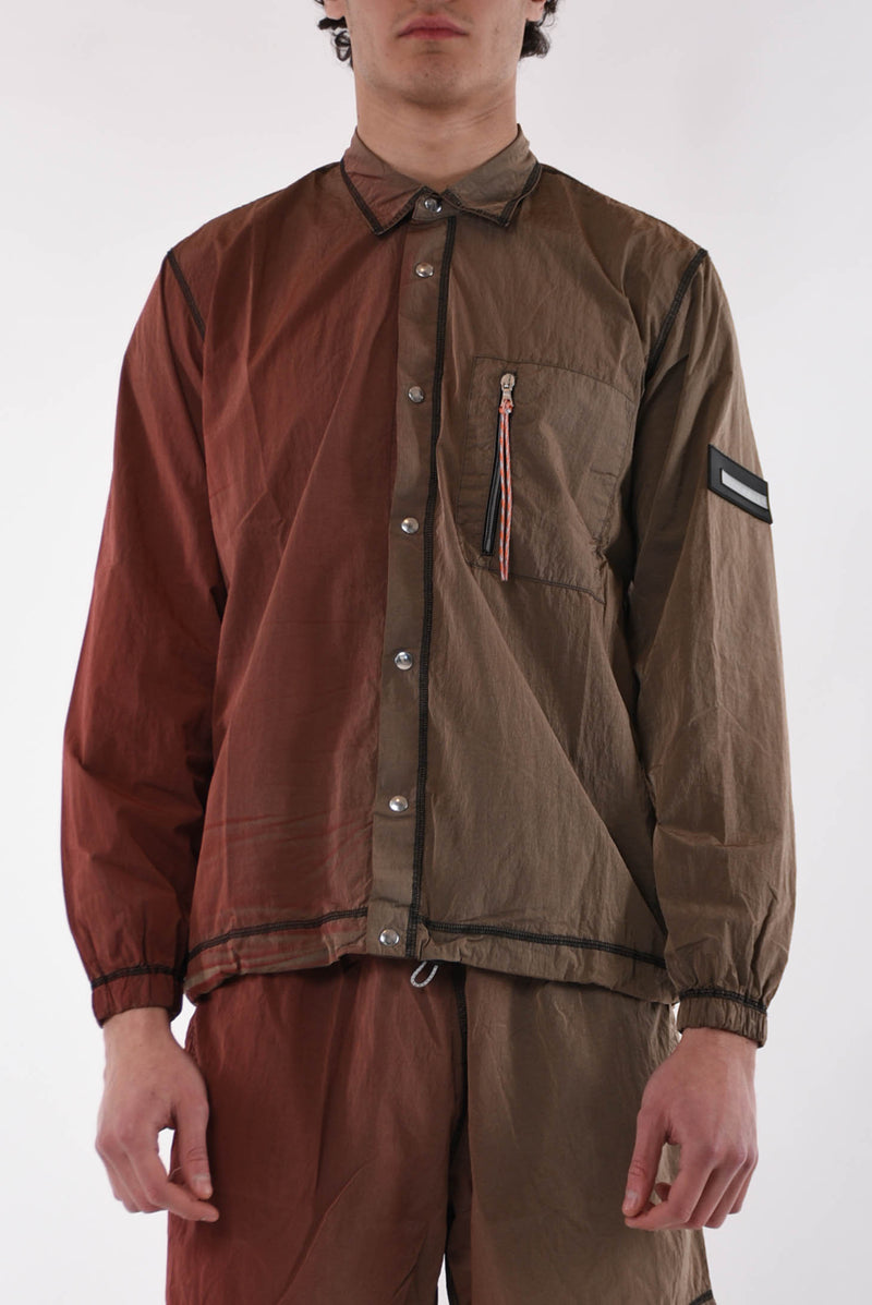 ARIES Overshirt spruzzo in nylon
