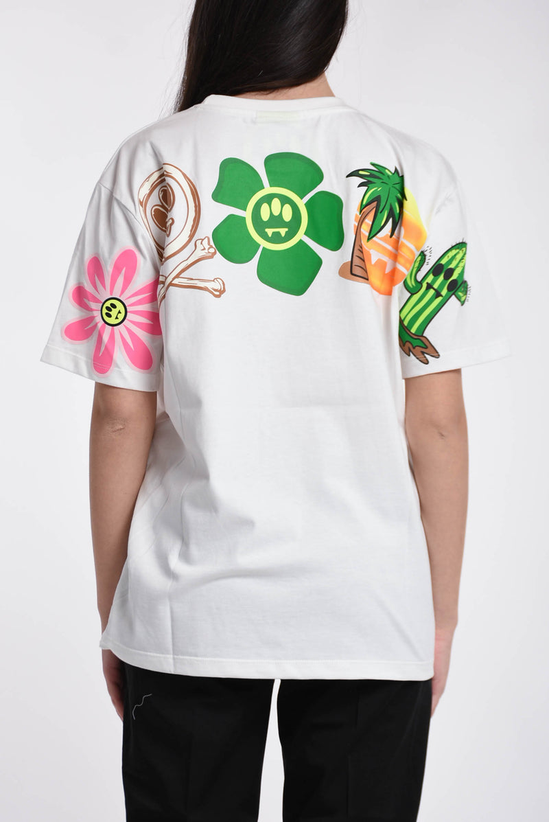 BARROW t-shirt con stampa