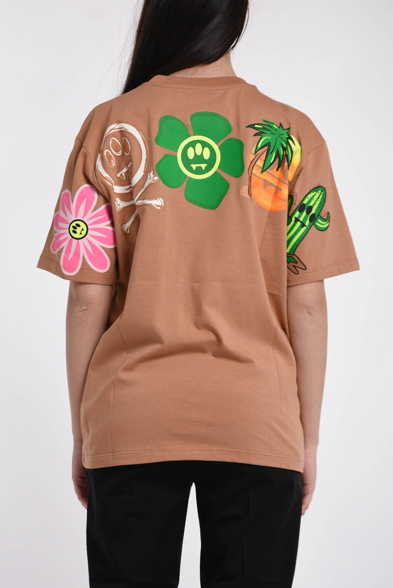 BARROW t-shirt con stampa