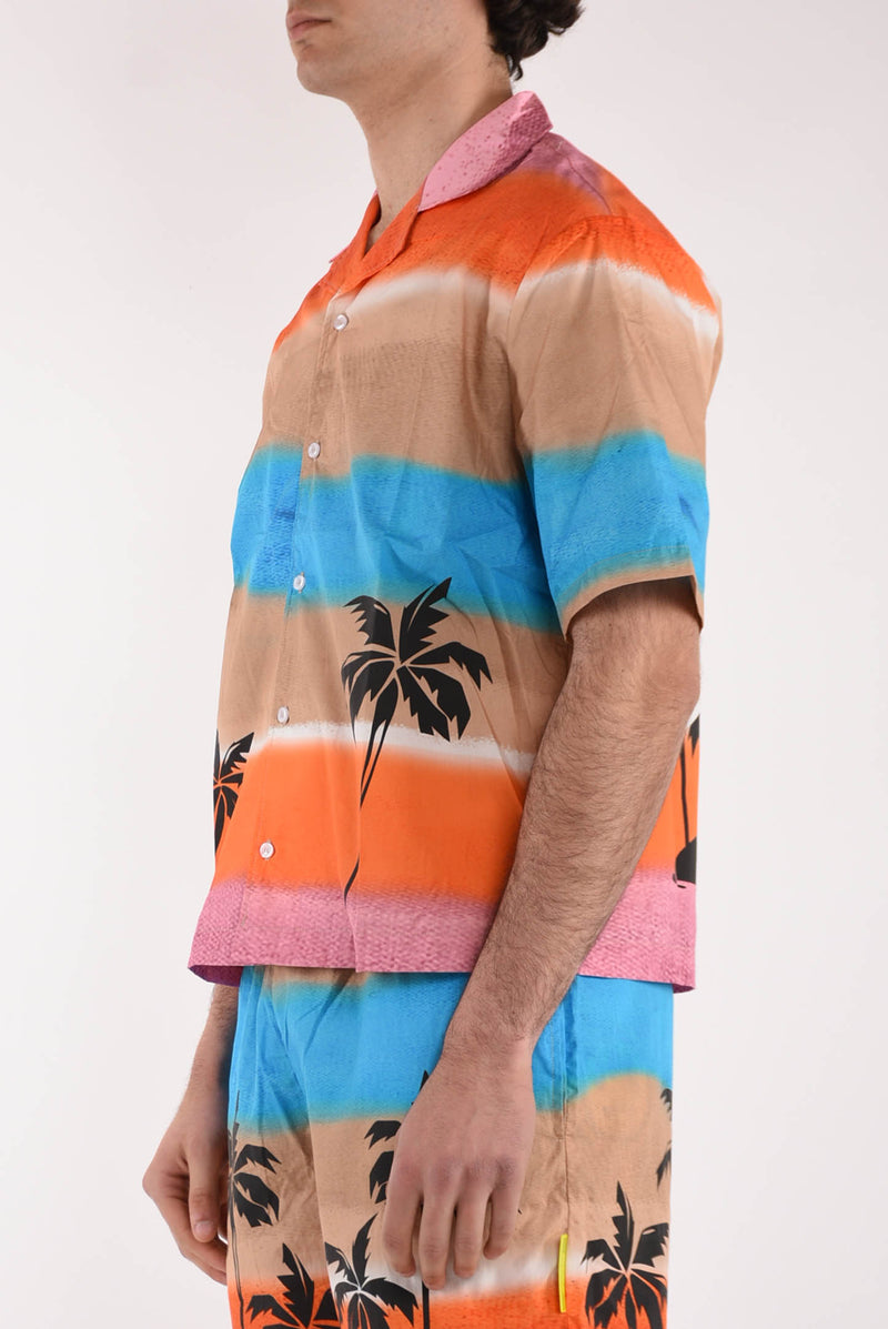 BARROW camicia bowling multicolor