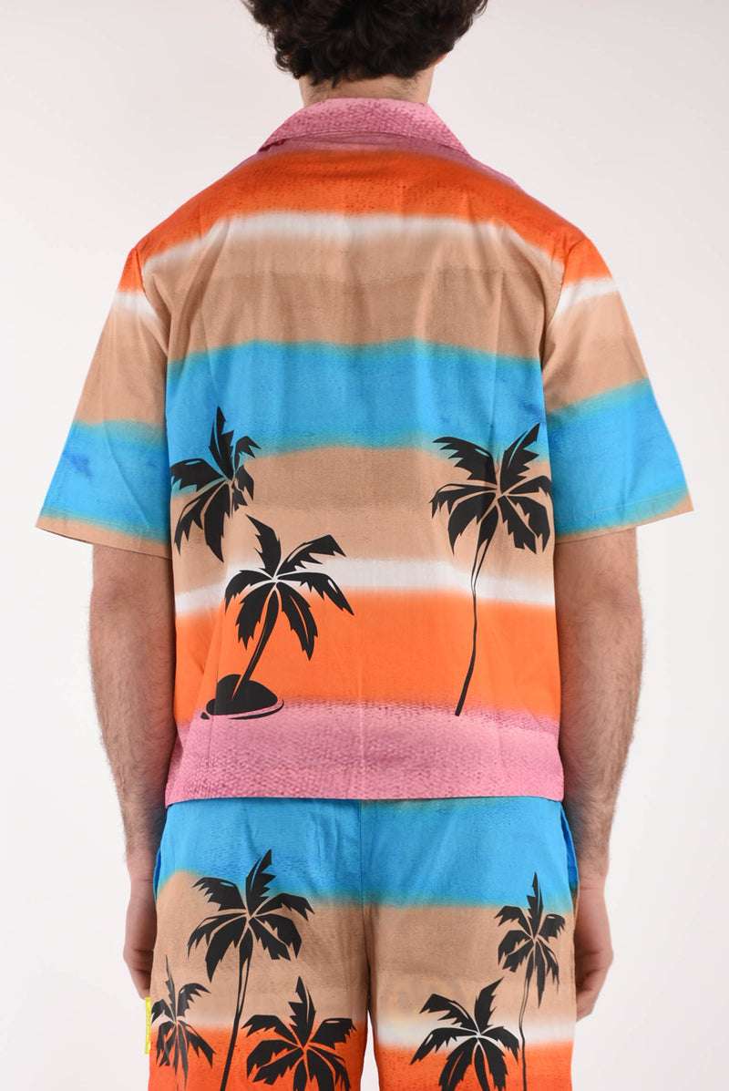 BARROW camicia bowling multicolor