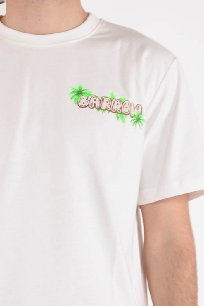 BARROW t-shirt con stampa