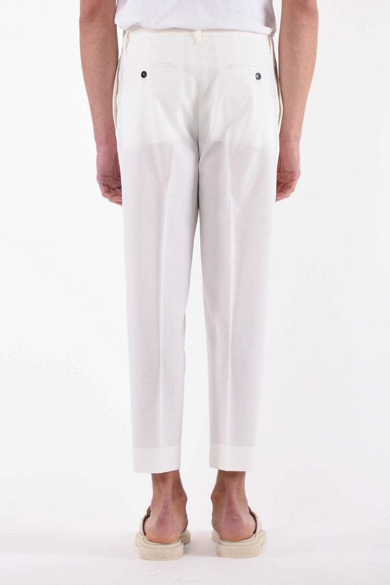 BEABLE CONCEPT Pantaloni andy in fresco lana