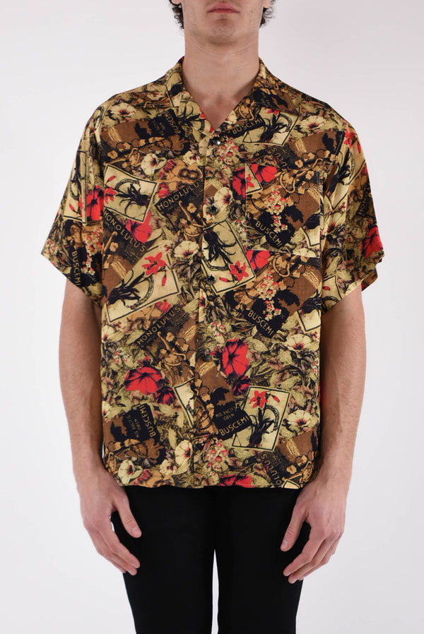 BUSCEMI Camicia fantasia in viscosa