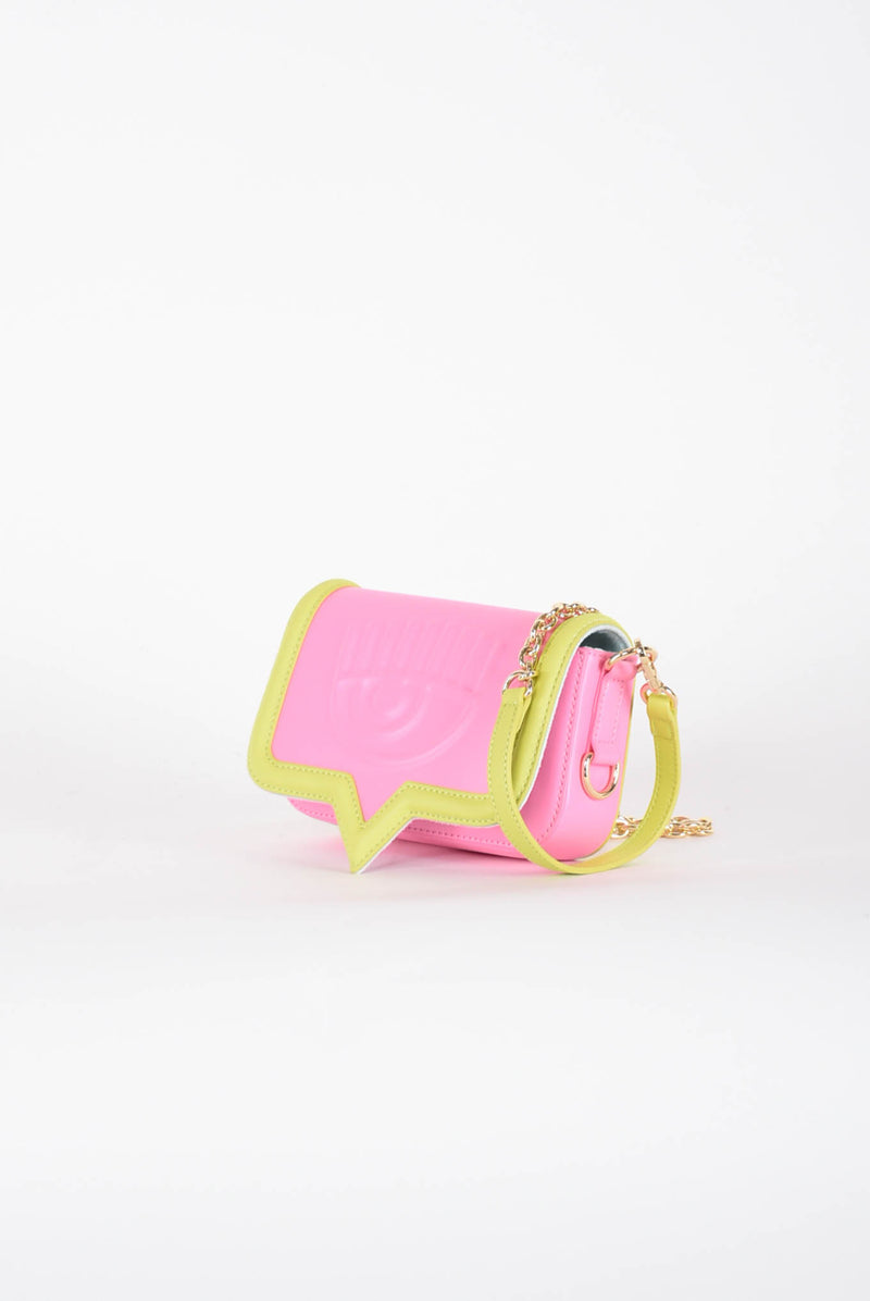 CHIARA FERRAGNI borsa a tracolla modello eyelike frame small