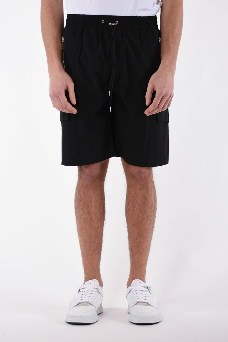 COSTUME NATIONAL CONTEMPORARY Bermuda cargo in nylon