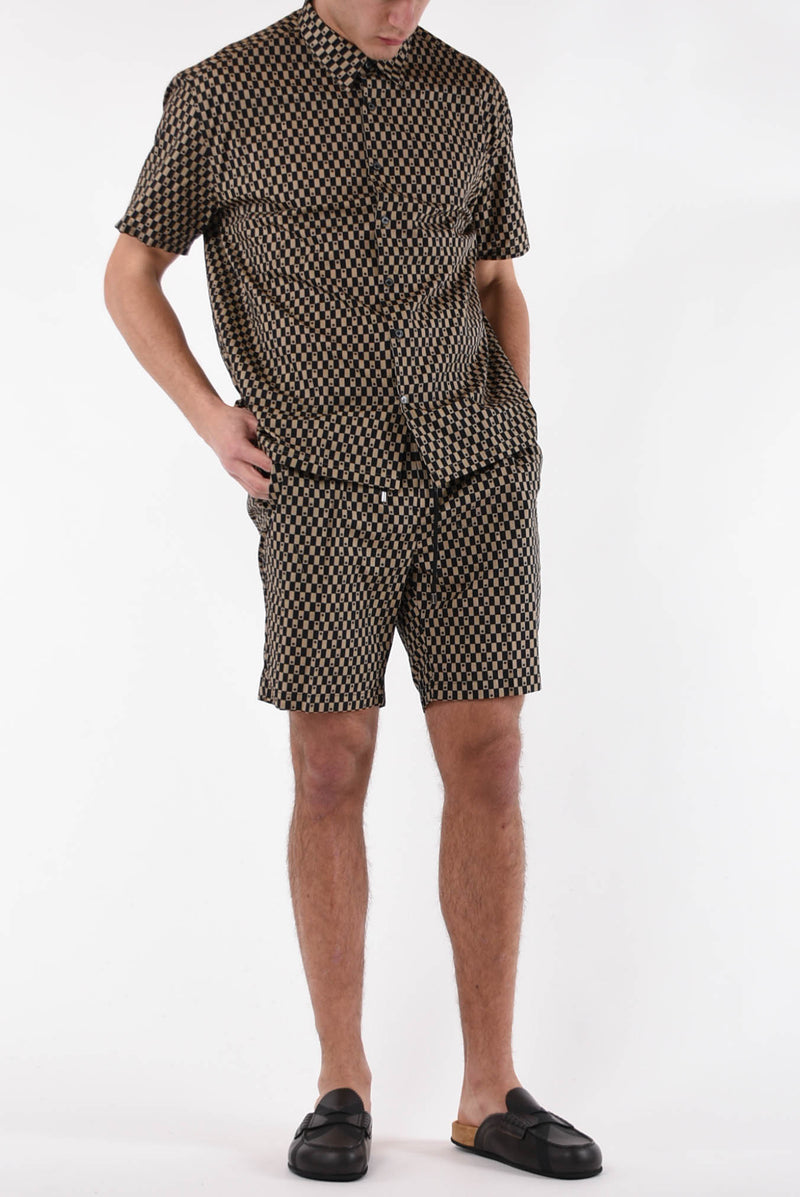 COSTUME NATIONAL CONTEMPORARY Camicia fantasia in cotone
