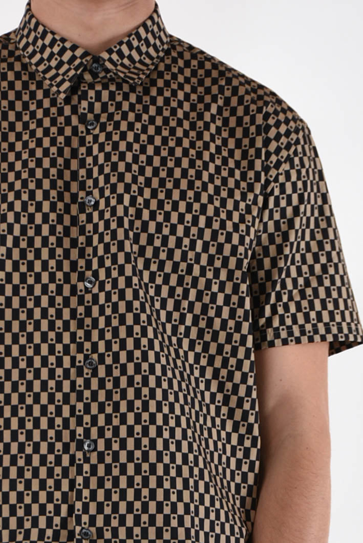 COSTUME NATIONAL CONTEMPORARY Camicia fantasia in cotone