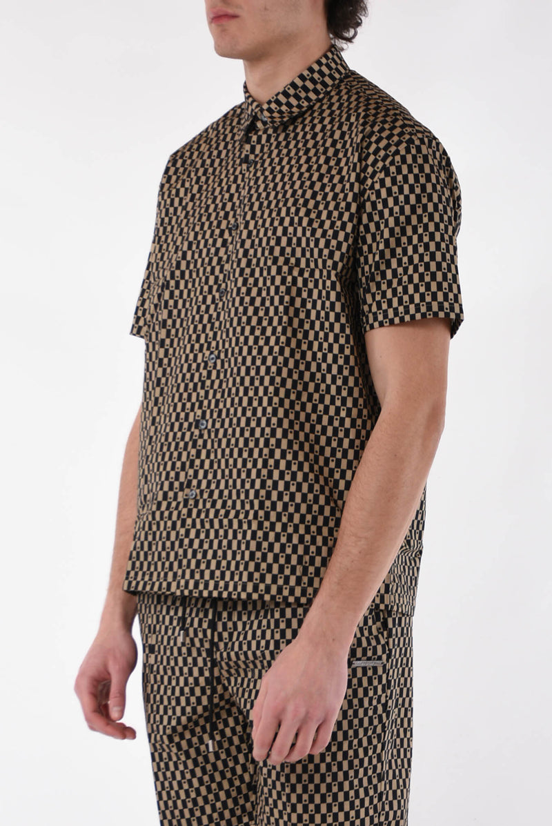 COSTUME NATIONAL CONTEMPORARY Camicia fantasia in cotone