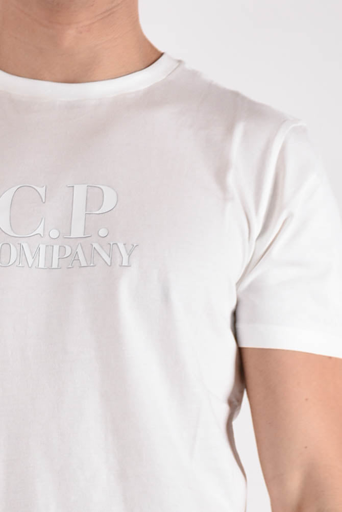 C.P. COMPANY T-shirt con logo in cotone