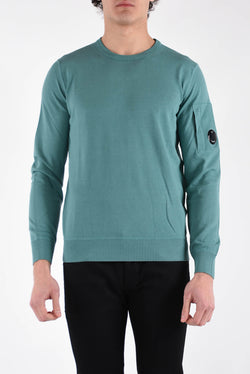 C.P. COMPANY Maglia con logo in crepe di cotone