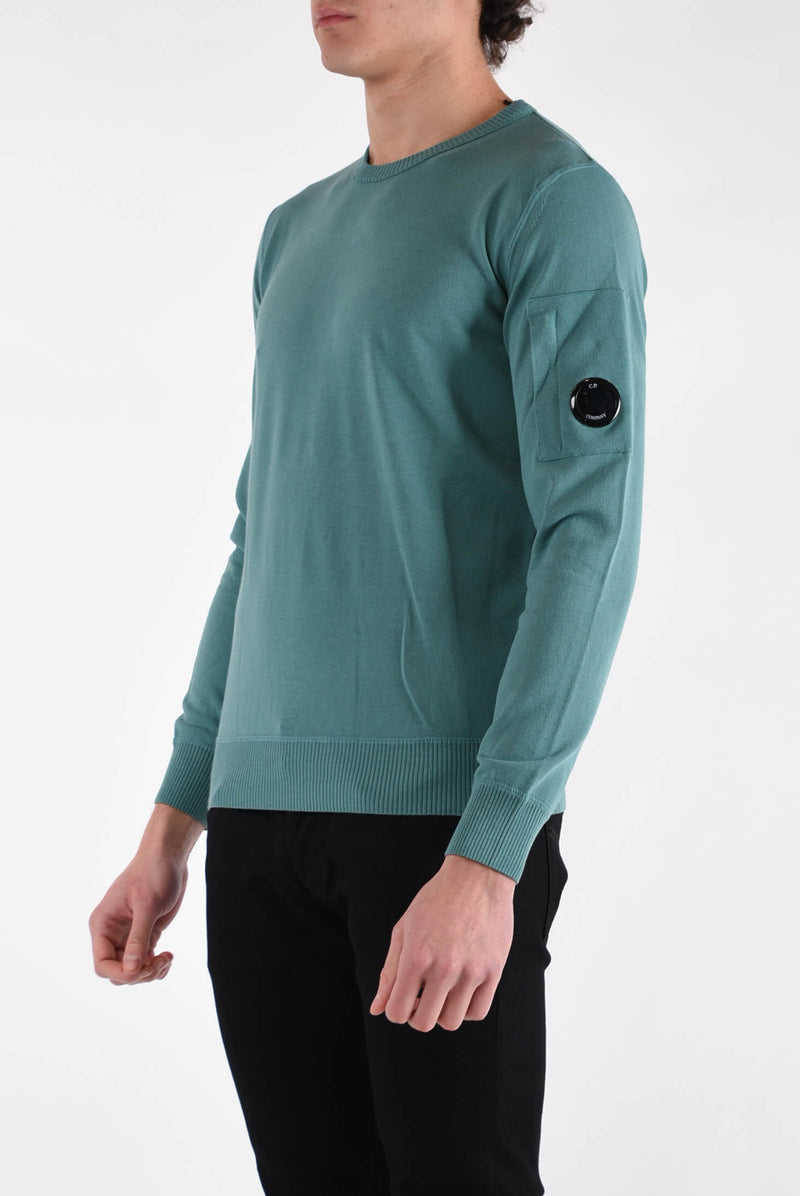 C.P. COMPANY Maglia con logo in crepe di cotone