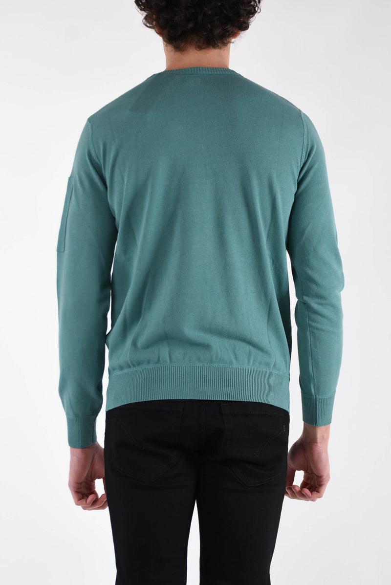 C.P. COMPANY Maglia con logo in crepe di cotone