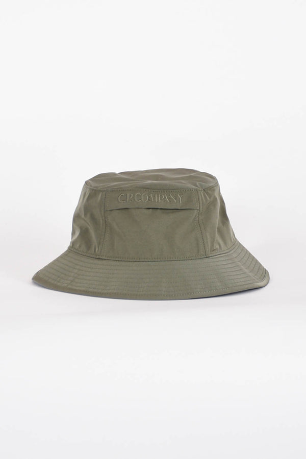 C.P. COMPANY Cappello pescatore con logo in nylon