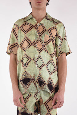 DANILO PAURA Camicia fantasia in viscosa