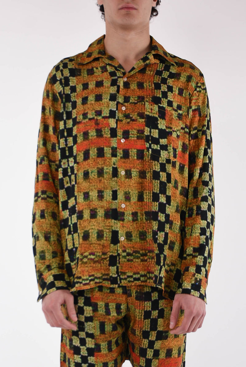DANILO PAURA Camicia fantasia in viscosa