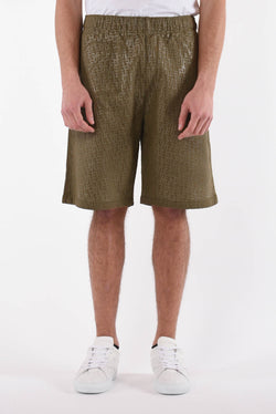 DIESEL Bermuda monogram in felpa