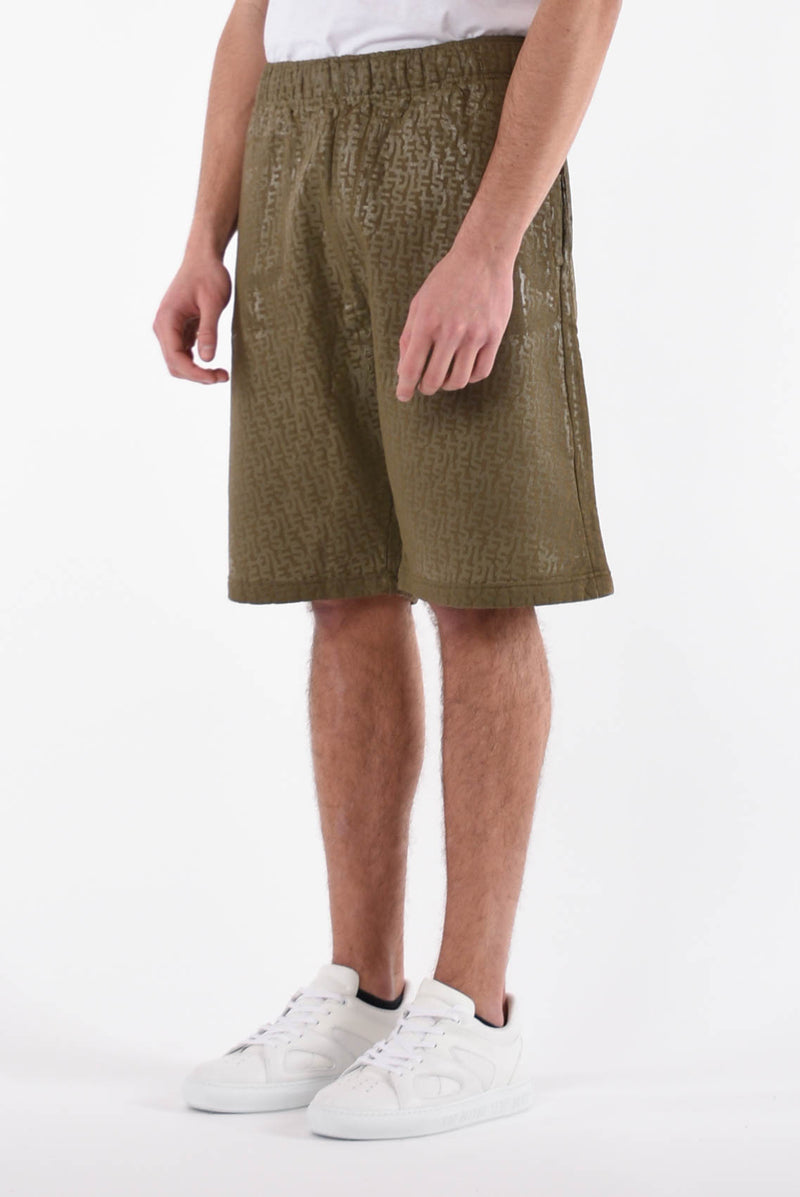 DIESEL Bermuda monogram in felpa