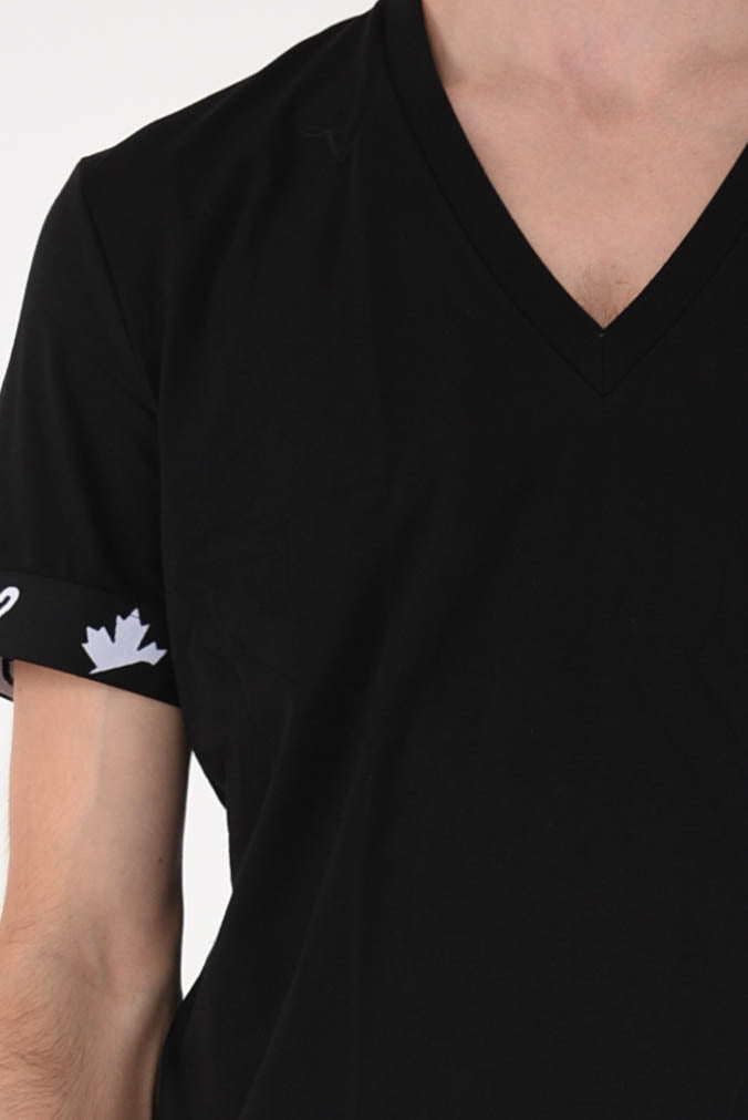 DSQUARED T-shirt con logo in cotone