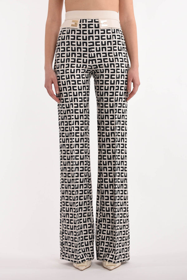 ELISABETTA FRANCHI pantaloni a palazzo