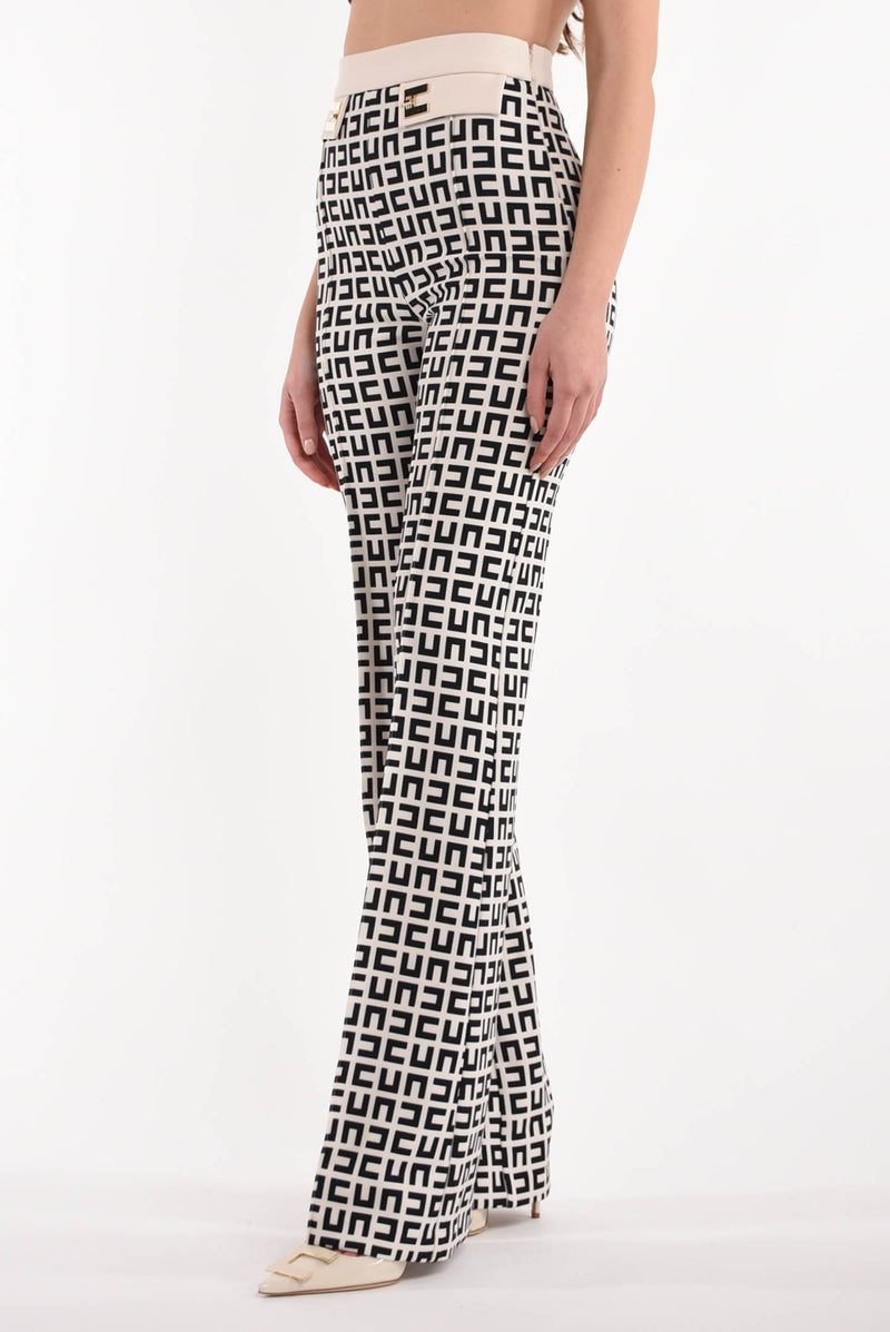 ELISABETTA FRANCHI pantaloni a palazzo