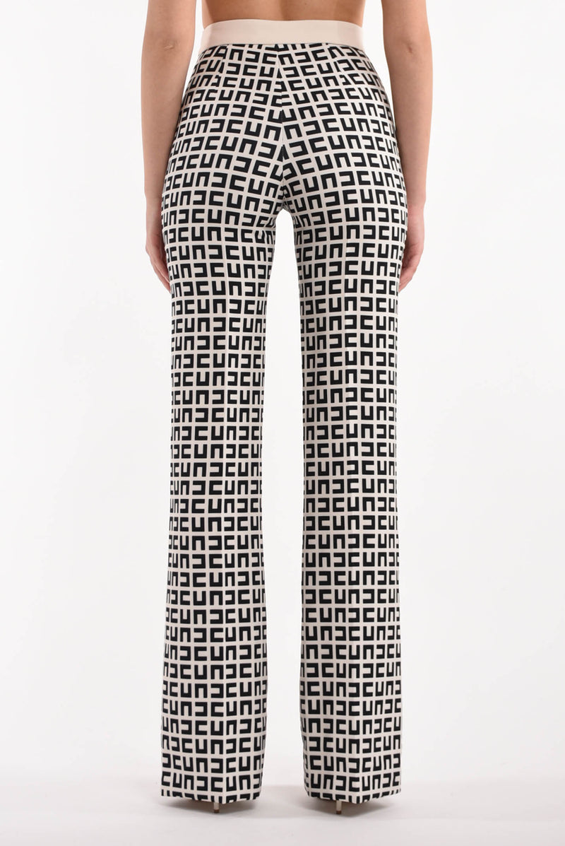ELISABETTA FRANCHI pantaloni a palazzo
