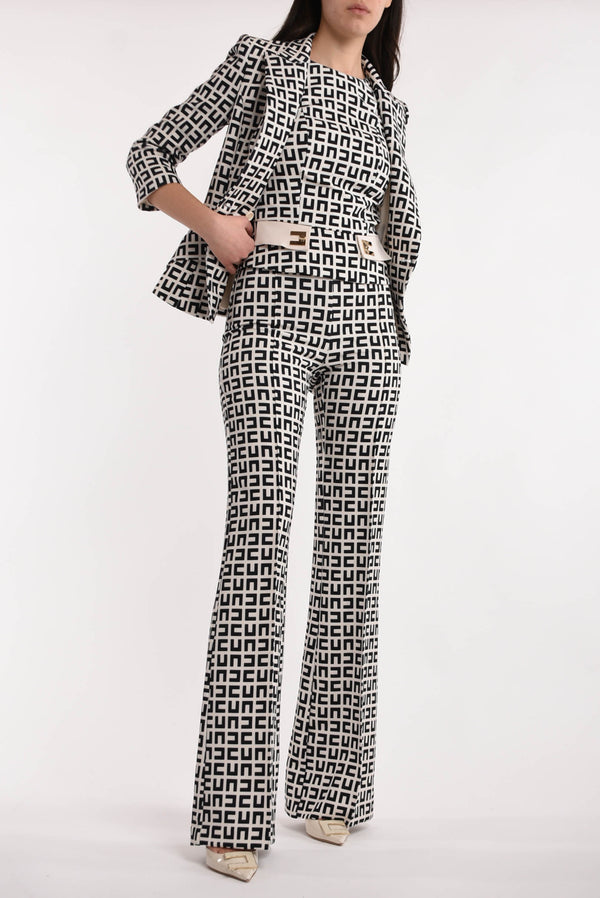 ELISABETTA FRANCHI pantaloni a palazzo