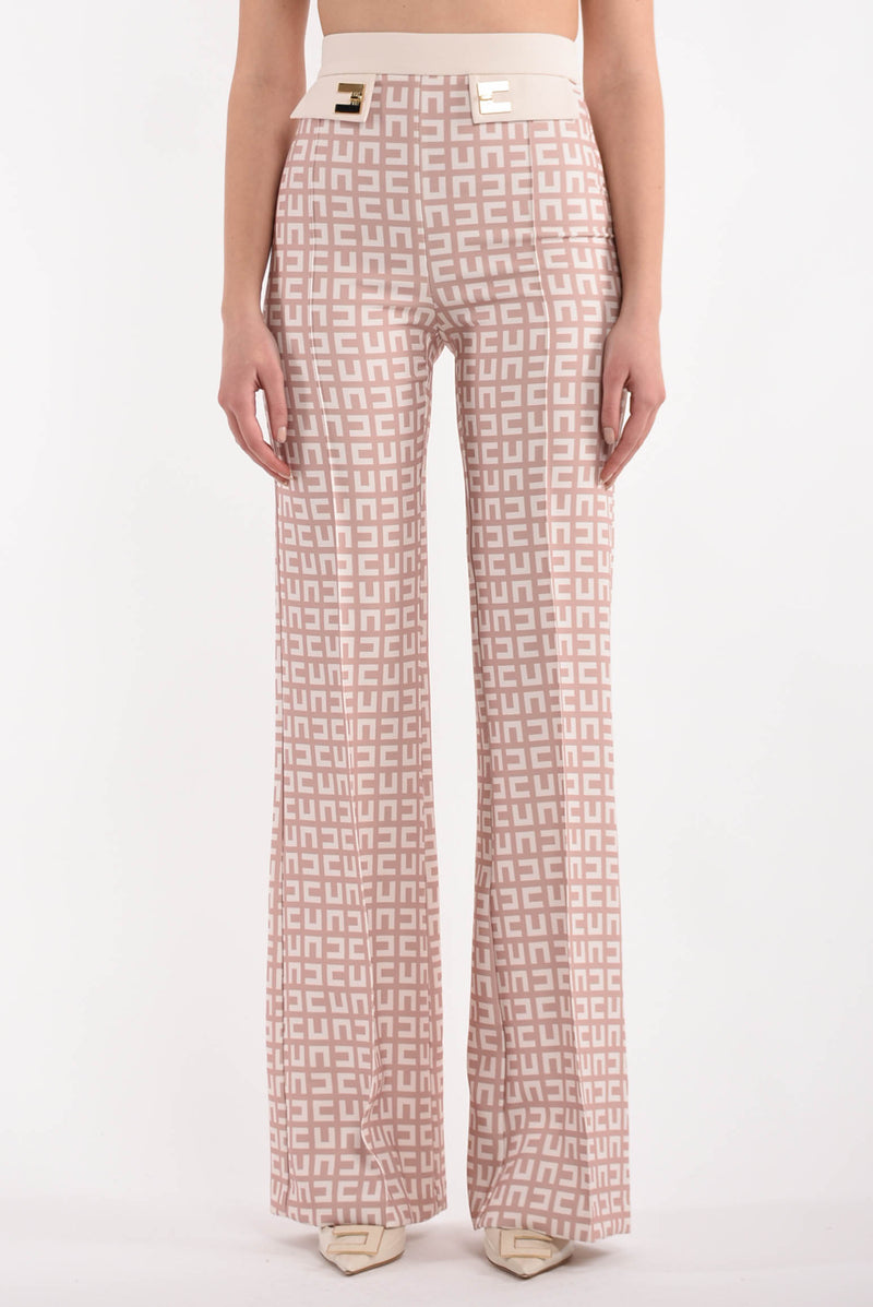 ELISABETTA FRANCHI pantaloni a palazzo