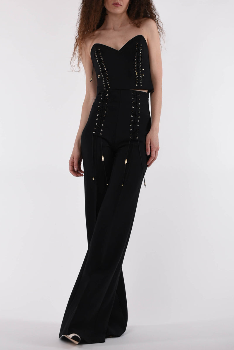 ELISABETTA FRANCHI pantaloni a zampa