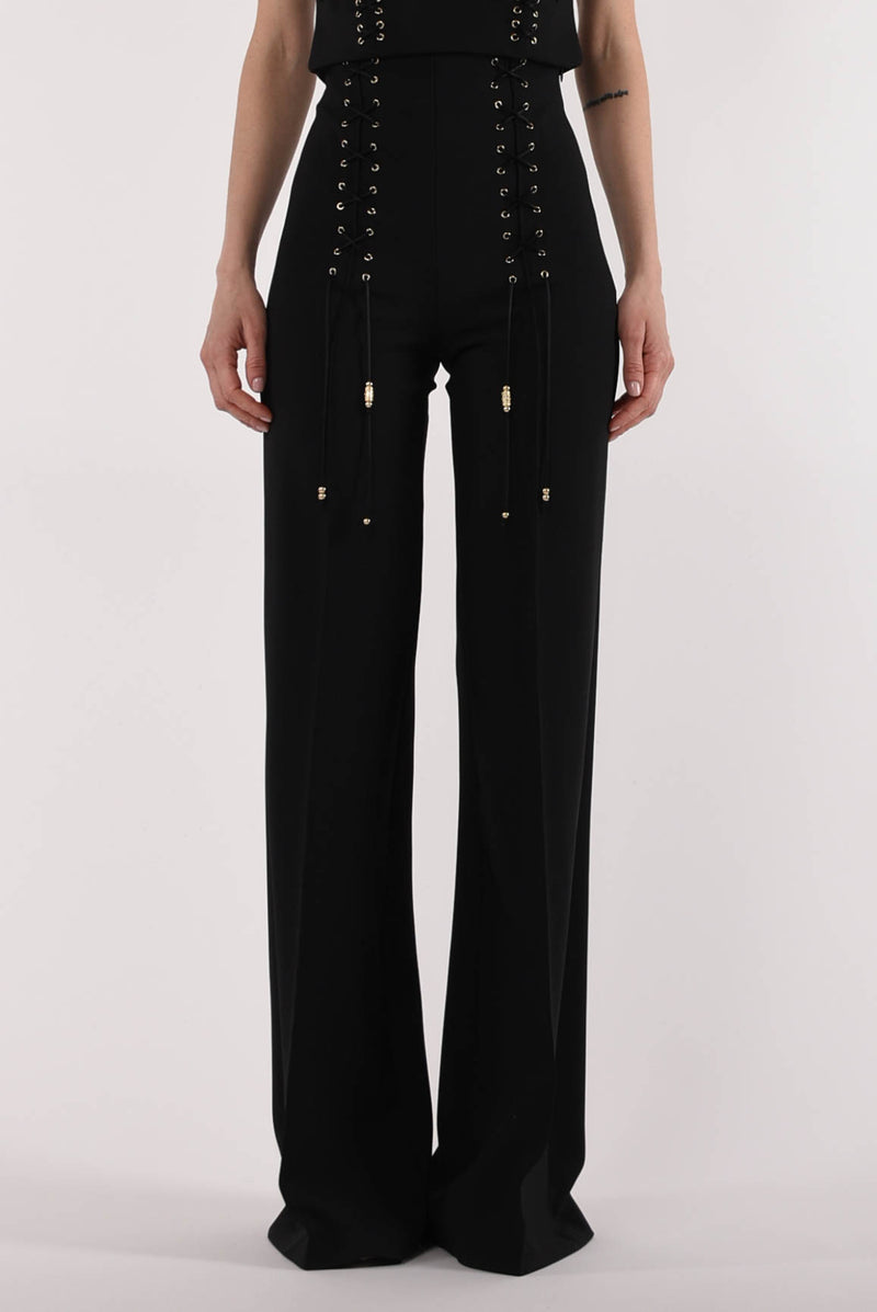 ELISABETTA FRANCHI pantaloni a zampa