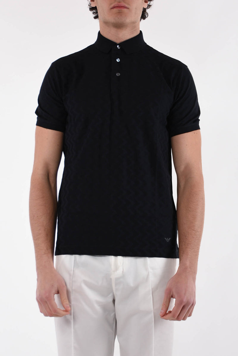 EMPORIO ARMANI Polo in cotone