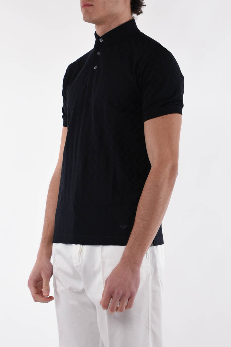 EMPORIO ARMANI Polo in cotone