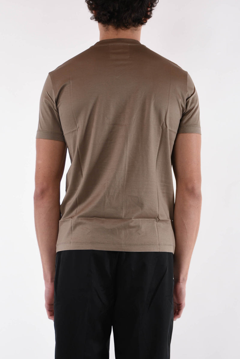 EMPORIO ARMANI T-shirt con logo in lyocell
