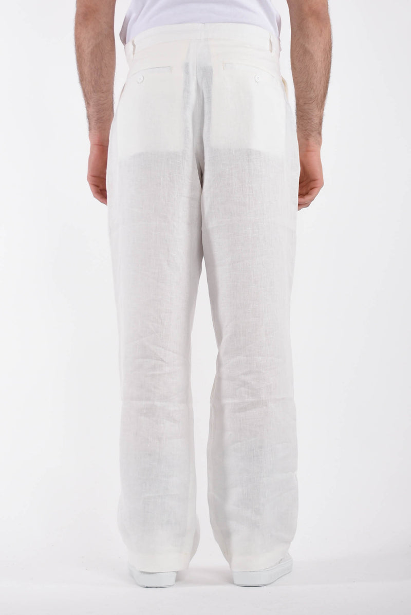 FAMILY FIRST Pantaloni in lino