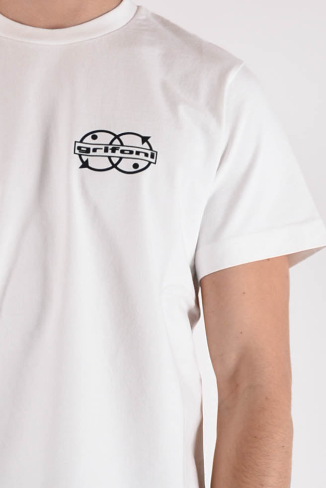 GRIFONI T-shirt in jersey pesante