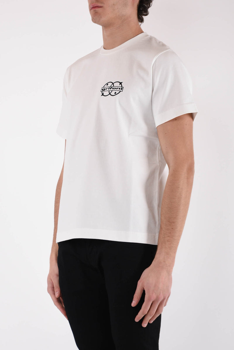 GRIFONI T-shirt in jersey pesante