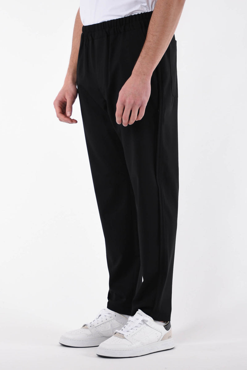 GRIFONI Pantaloni jogger in fresco lana