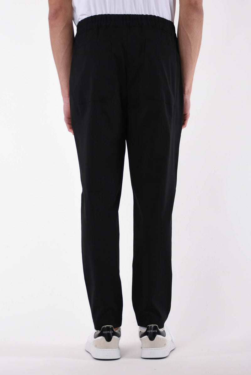 GRIFONI Pantaloni jogger in fresco lana