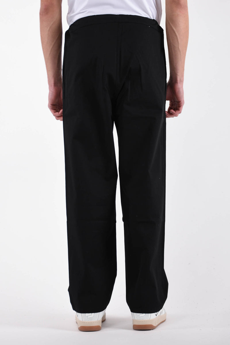 LANEUS Pantaloni wide in cotone