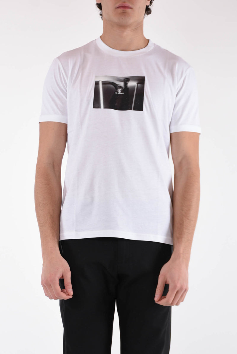 LES HOMMES T-shirt in cotone
