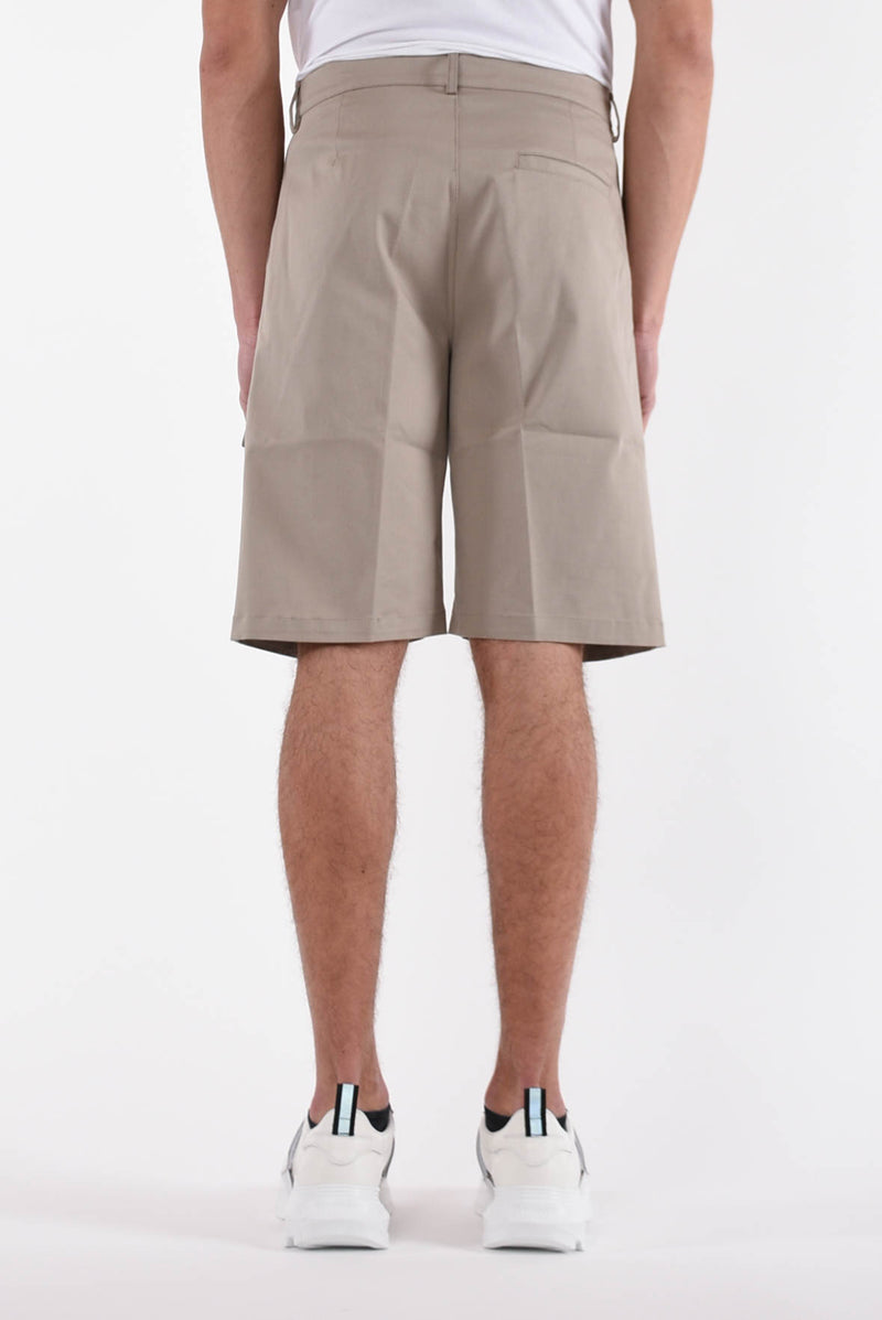 LES HOMMES Bermuda cargo in cotone
