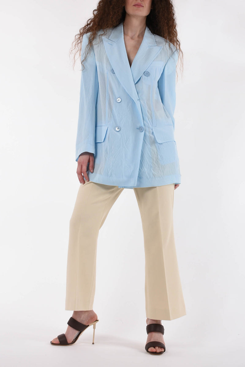 SPORTMAX pantaloni cropped modello genzana