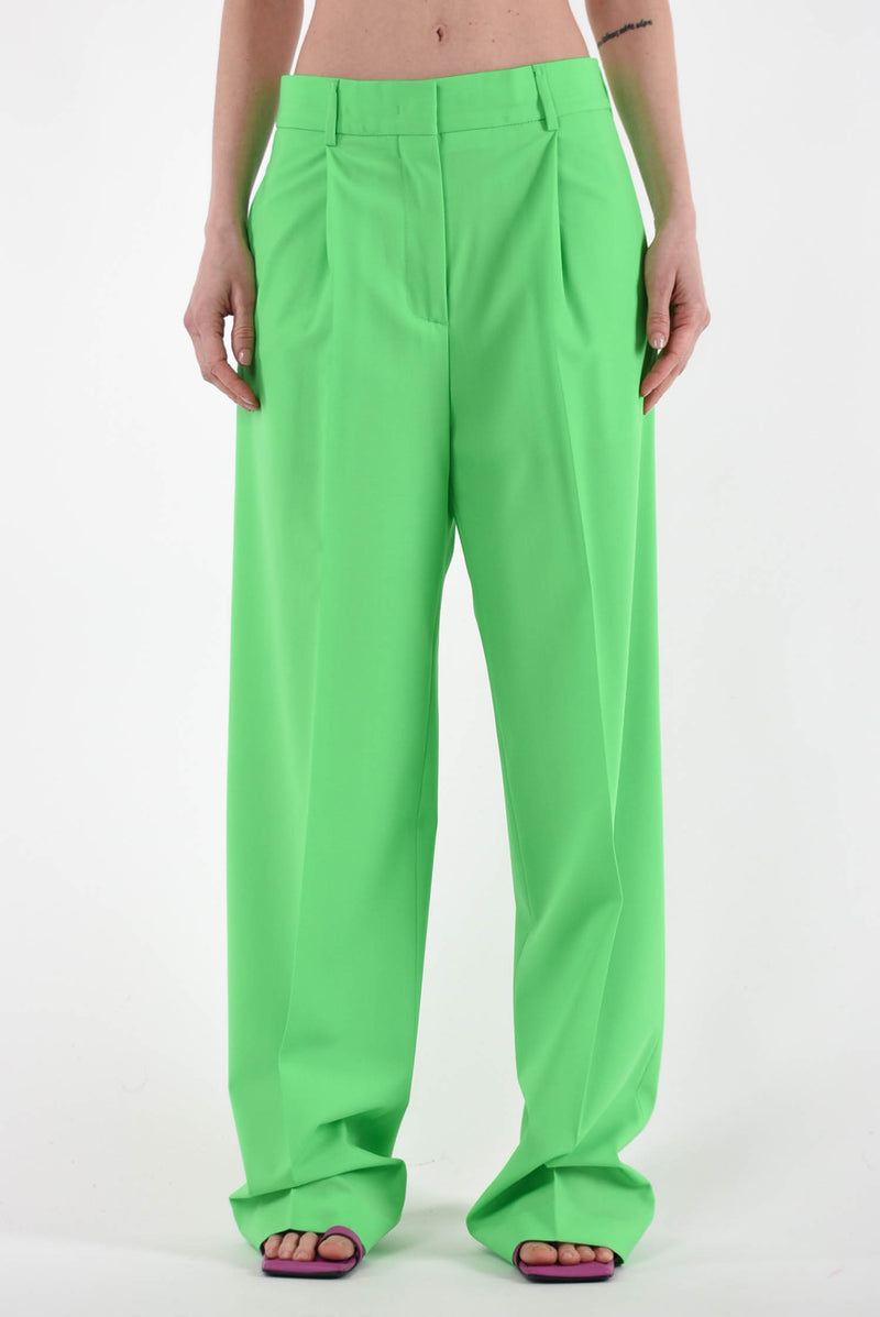 MSGM pantaloni a gamba dritta