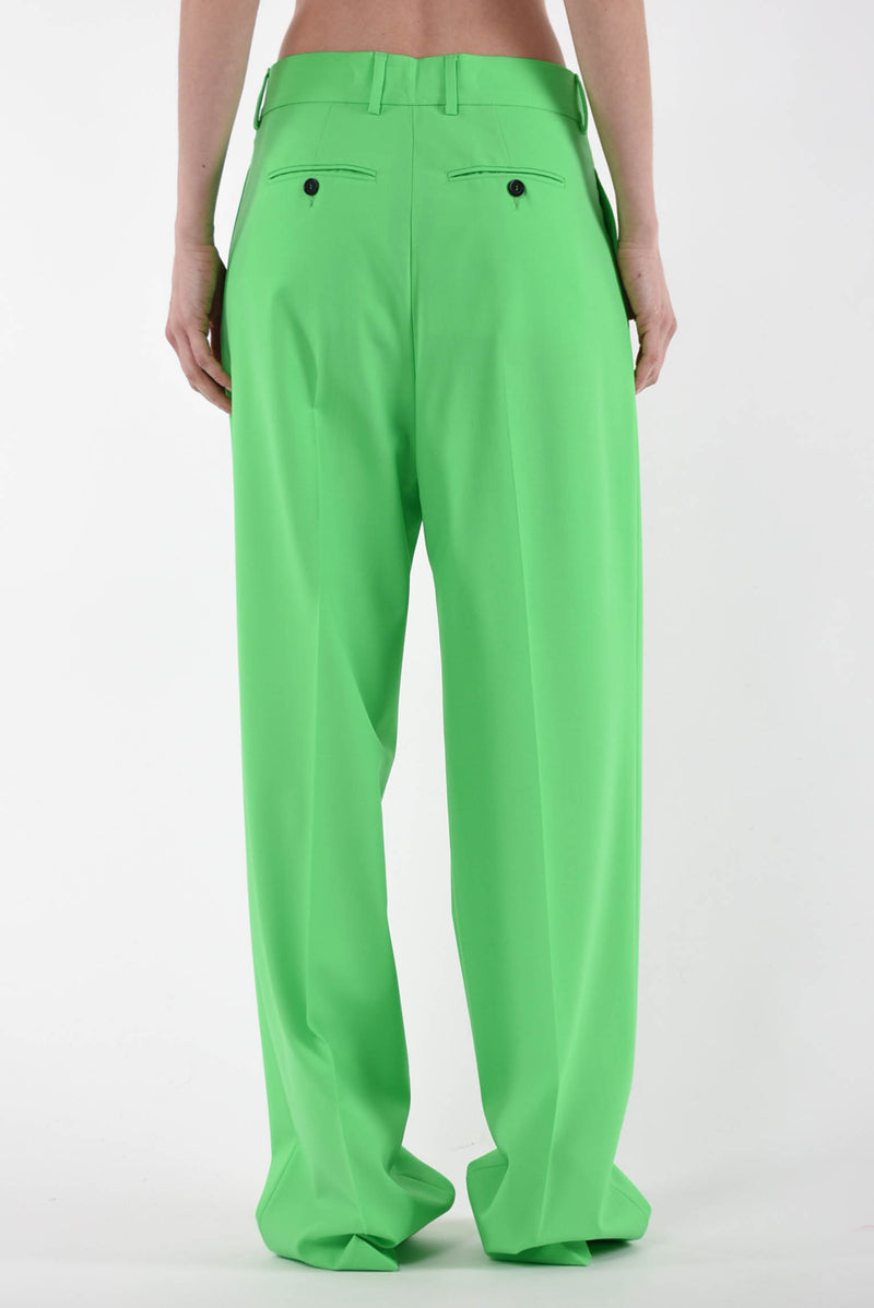 MSGM pantaloni a gamba dritta
