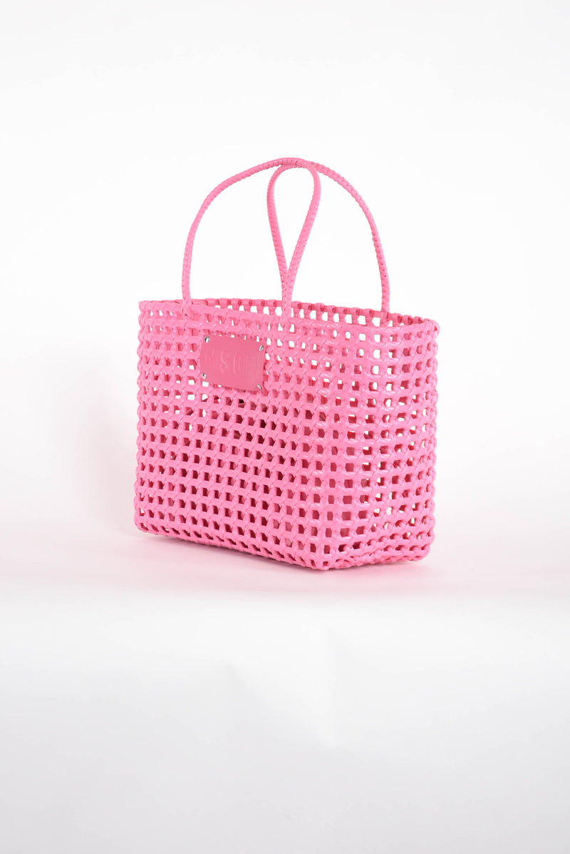 MSGM borsa shopper intrecciata