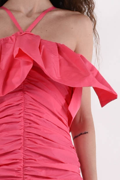 MSGM abito mini in taffetà